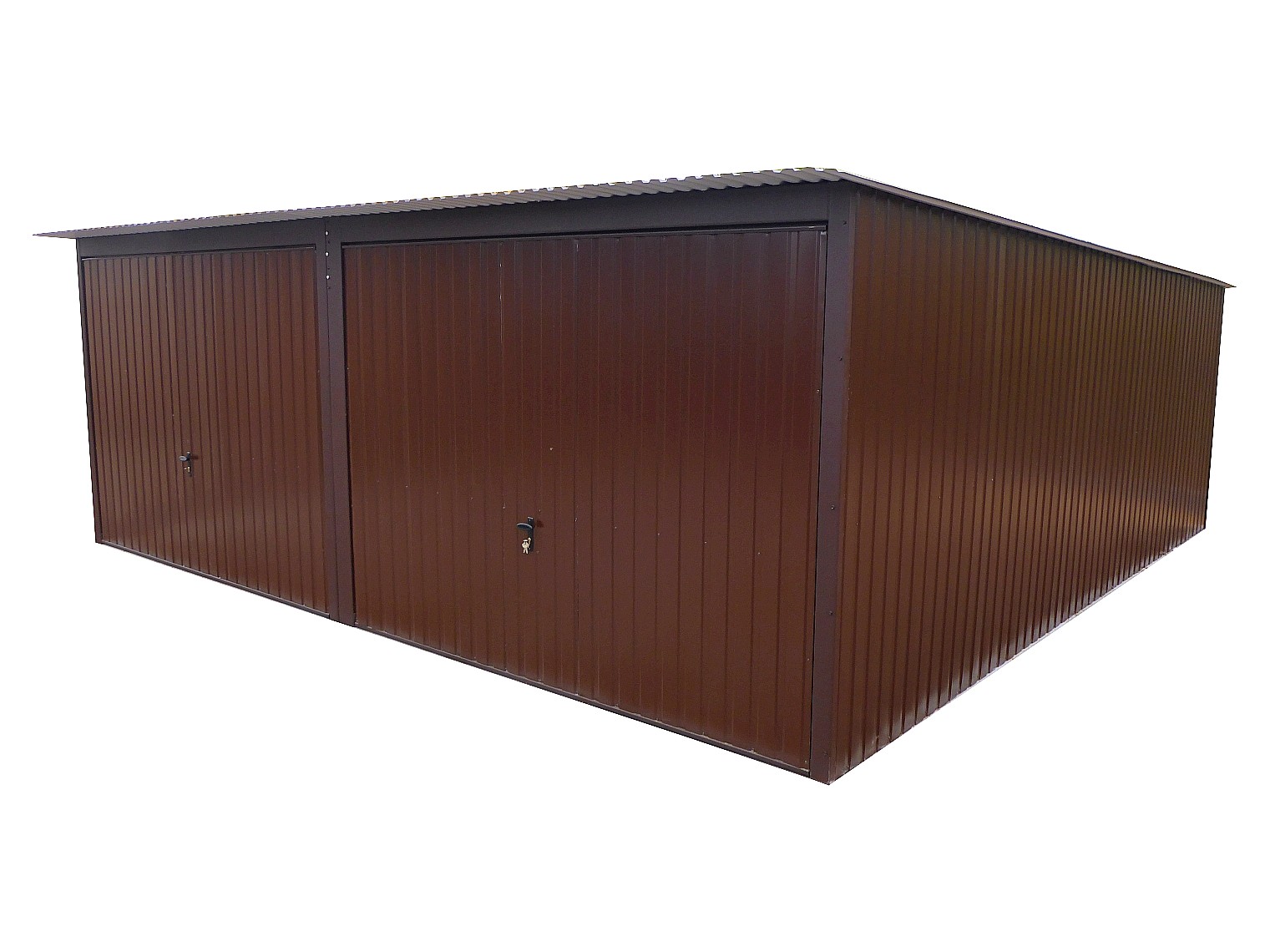 GARAŻ 6x5 brąz bramy uchylne - obrazek 4