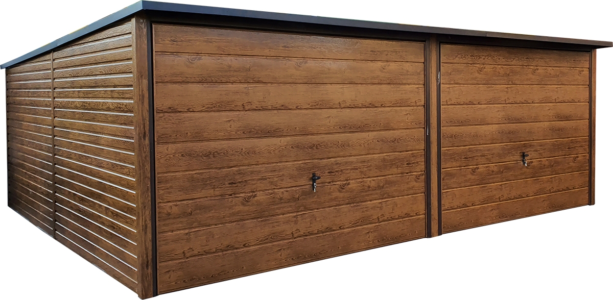 Garaż 6x5 orzech PREMIUM - obrazek 2